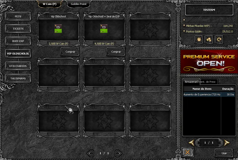 Como adquirir Vip Oldschool